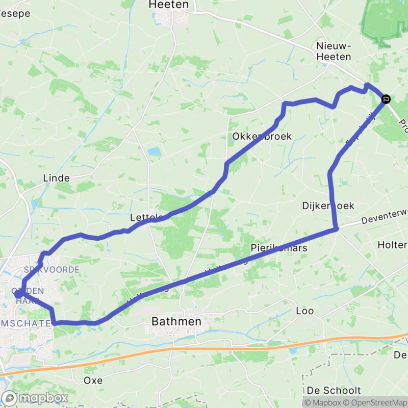 Fietstocht rond Espelo, Overijssel - Holten