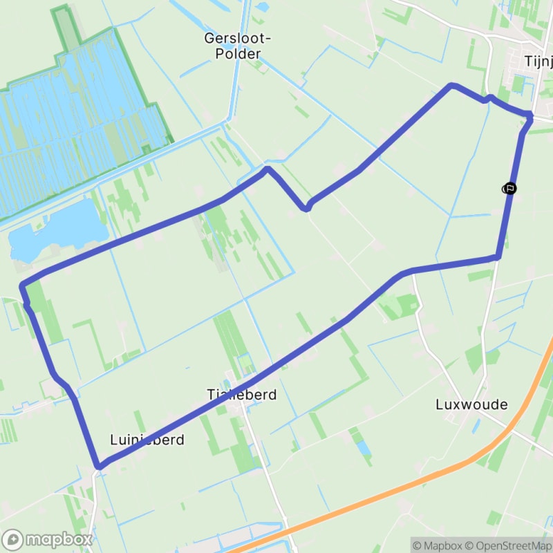 Fietstocht in Tijnje, Fryslân - Tijnje