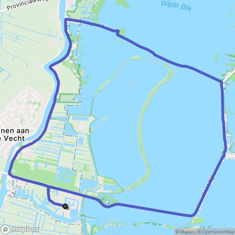 Randonnée Loosdrecht, Noord-Holland - Loosdrecht