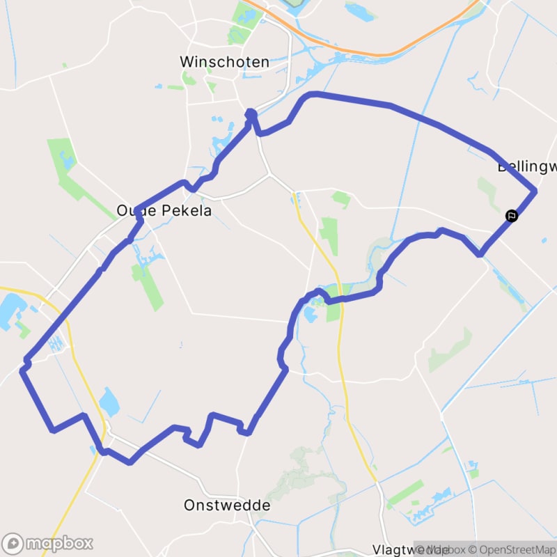 Fietstocht in Bellingwolde, Groningen - Bellingwolde