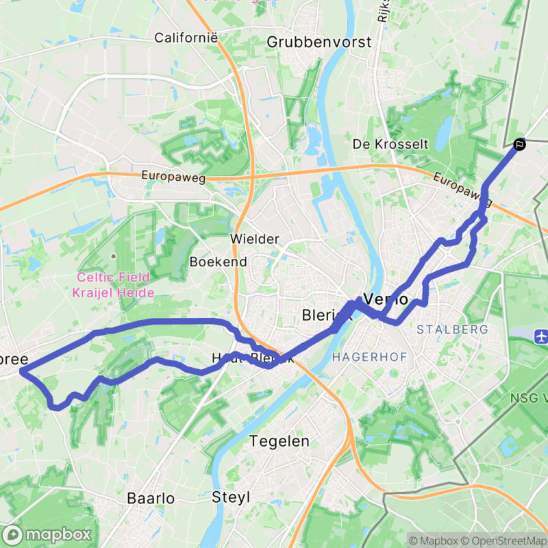 Fietstocht door Venlo, Limburg - Venlo