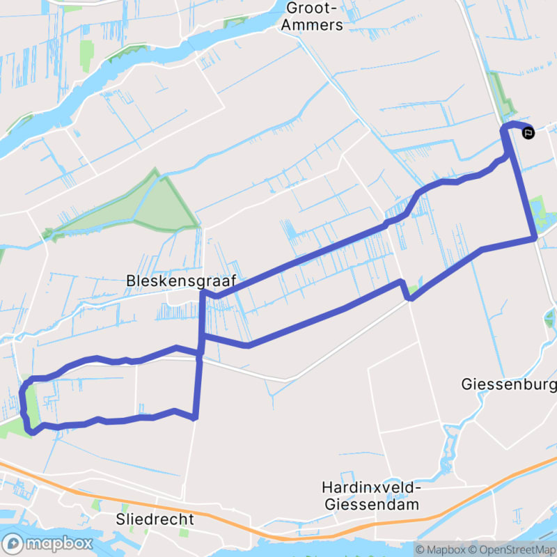 Fietstocht in Goudriaan, Zuid-Holland - Goudriaan