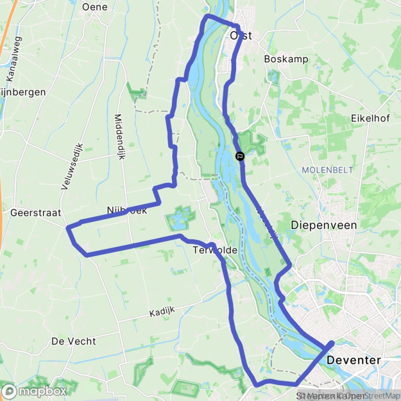 Fietstocht in Olst, Overijssel - Olst