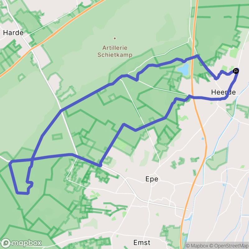 Fietstocht in Heerde, Gelderland - Heerde