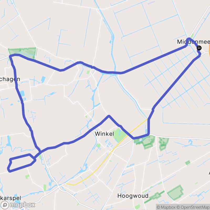 Fietstocht rond Middenmeer - Middenmeer