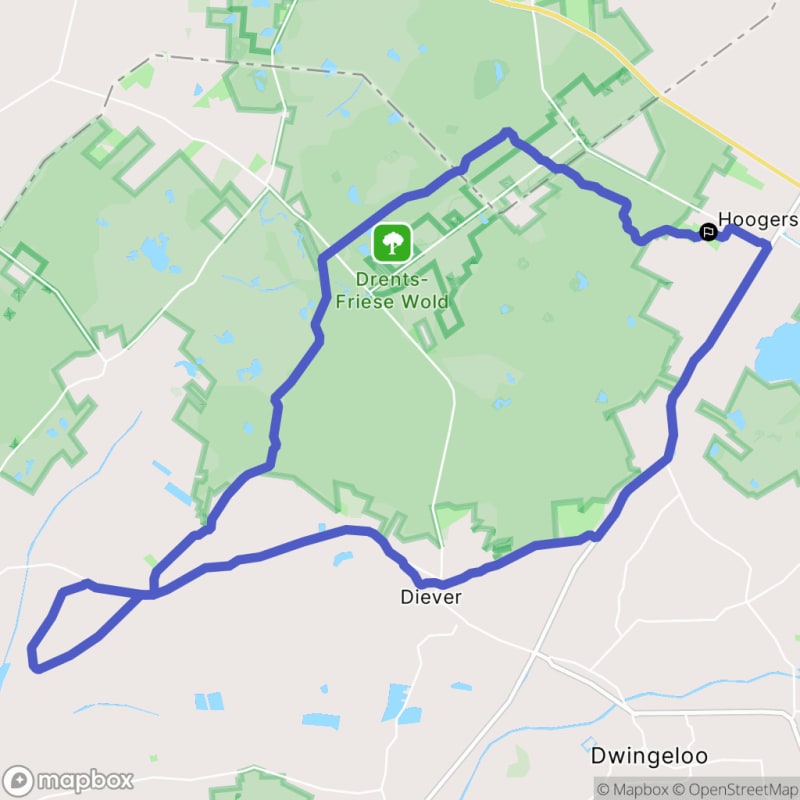 Fietstocht rond Hoogersmilde, Drenthe - Hoogersmilde