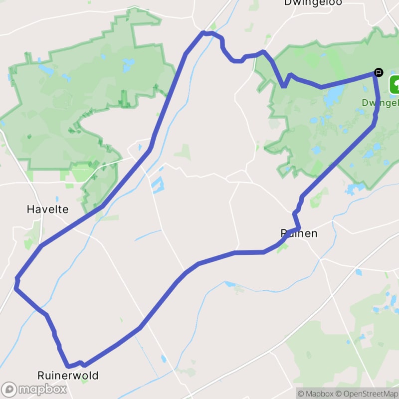 Fietstocht in Dwingeloo, Drenthe - Dwingeloo