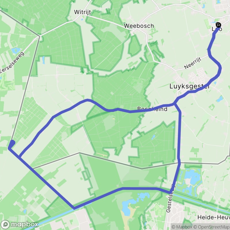 Balade à vélo : Bergeijk, Noord-Brabant - Bergeijk