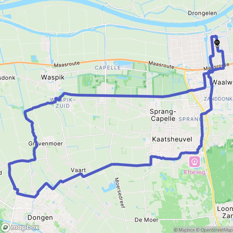 Balade à vélo à Waalwijk, Noord-Brabant - Waalwijk