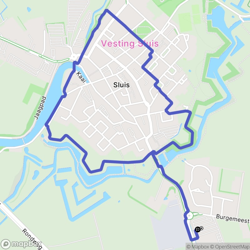 Wandelen in Sluis, Zeeland - Sluis