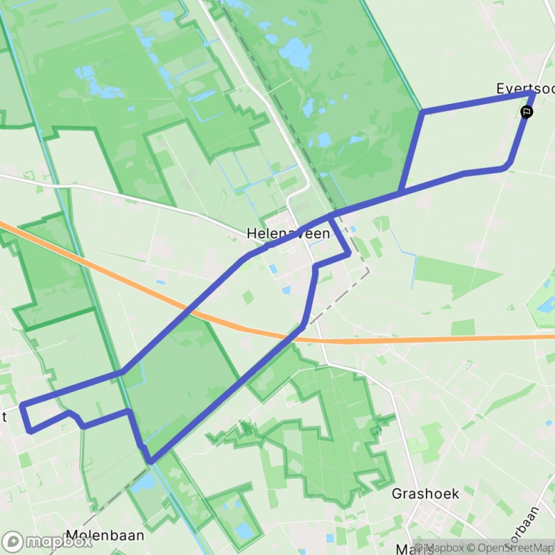 Fietstocht in Evertsoord, Limburg - Evertsoord