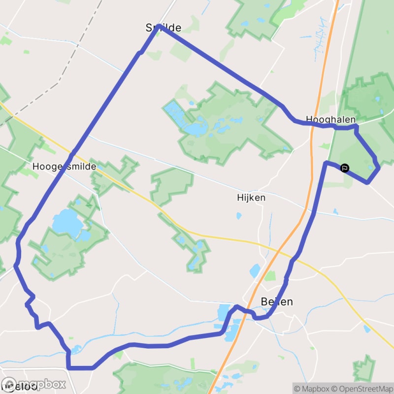 Fietstocht in Hooghalen, Drenthe - Hooghalen