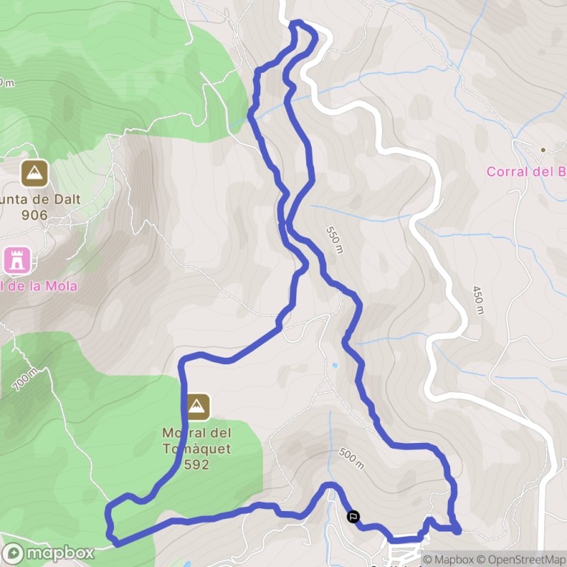 Randonnée à Colldejou: Exploration des Collets et ascension du Morral del Tomàquet