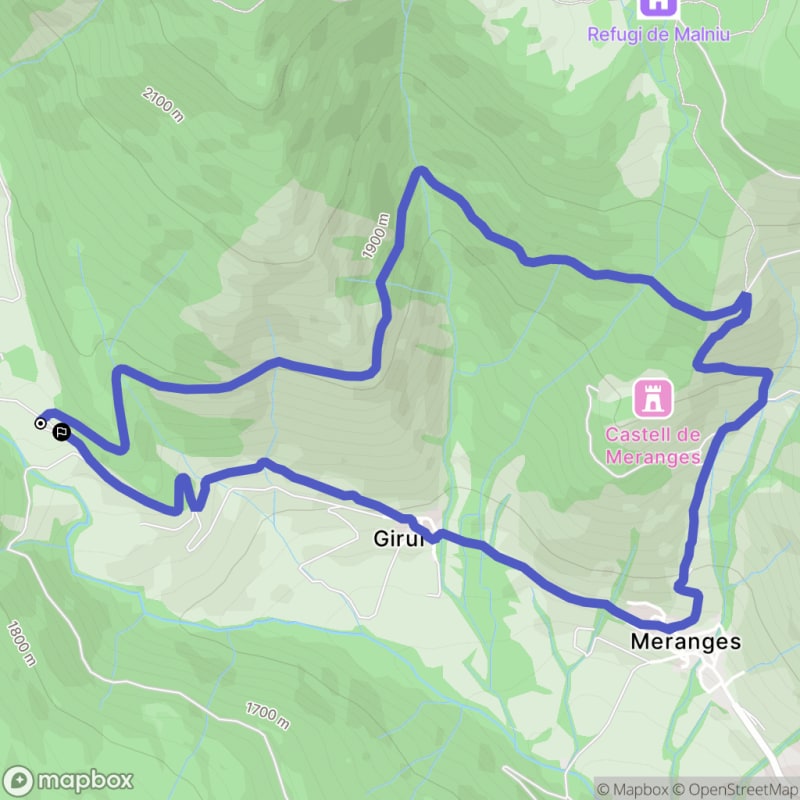Randonnée à Meranges, Catalunya: Découverte du Roc de Cadena et du Castell - Girul