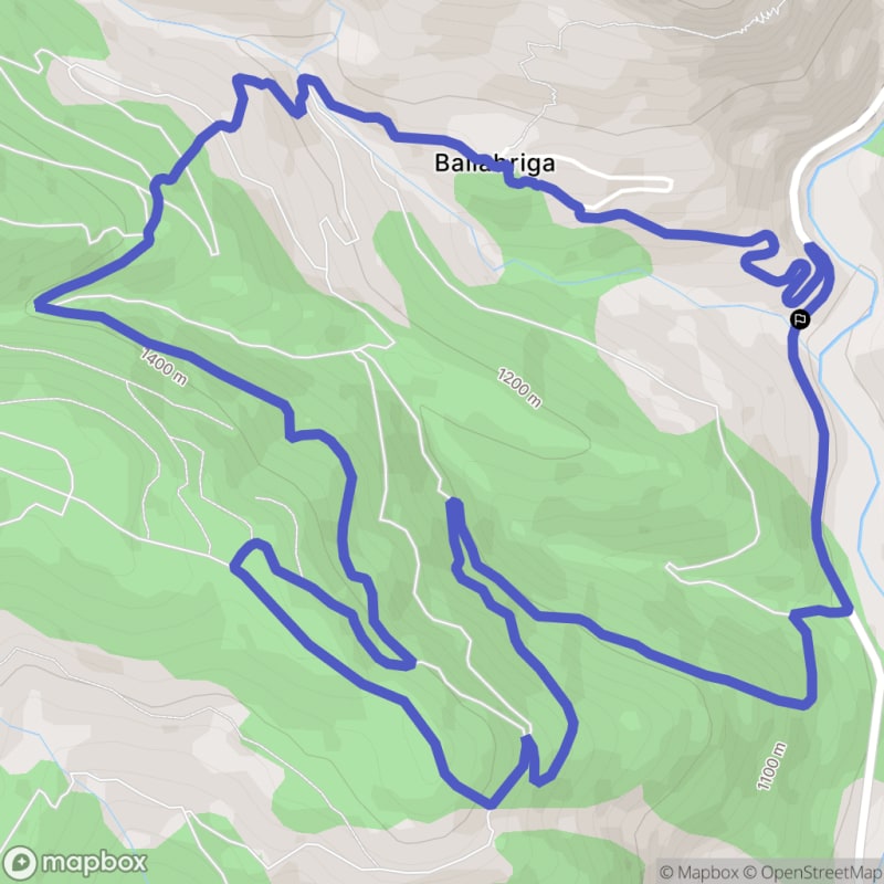 Randonnée au départ de Ballabriga, près du Monasterio de Obarra à Benabarre - Ballabriga