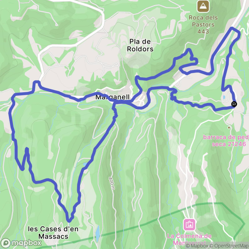 Randonnée nature au départ de Can Font, Marganell, Catalunya - Marganell