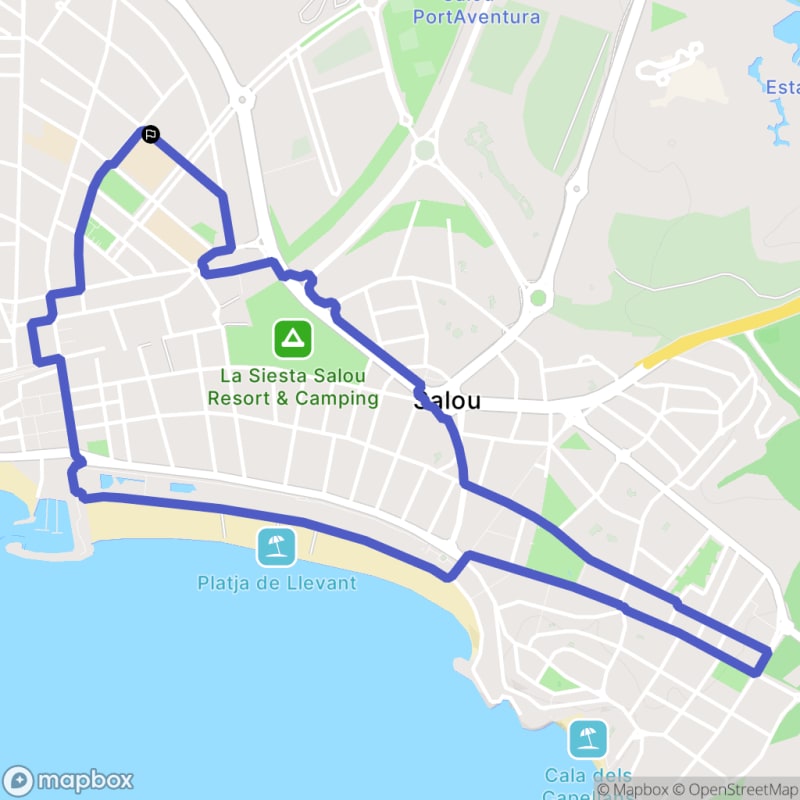 Randonnée à Salou : Exploration de Carrer de Pere Galés et ses environs - Salou