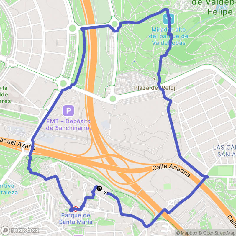 Randonnée urbaine à Hortaleza : Itinéraire pédestre à Madrid - Madrid