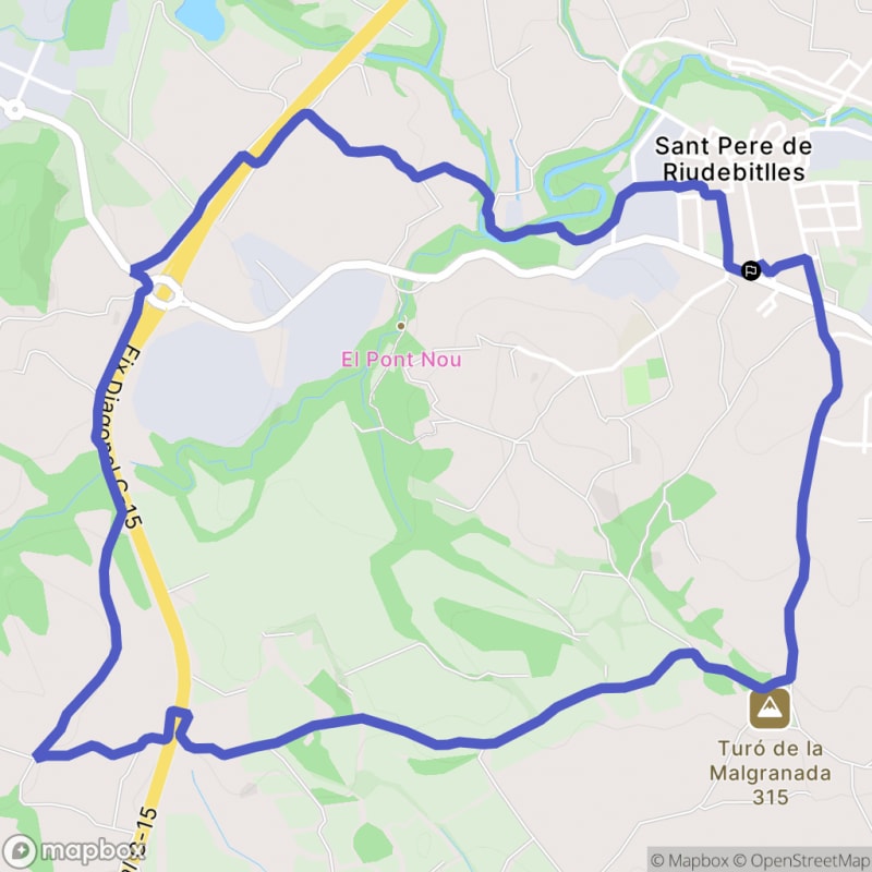 Randonnée au départ du Molí de la Font à Sant Pere de Riudebitlles - Sant Pere de Riudebitlles