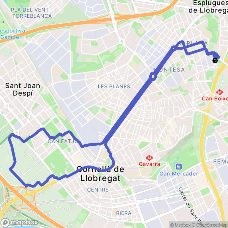 Randonnée nature à Esplugues de Llobregat au départ du Carrer Pas del Sucre - Esplugues de Llobregat