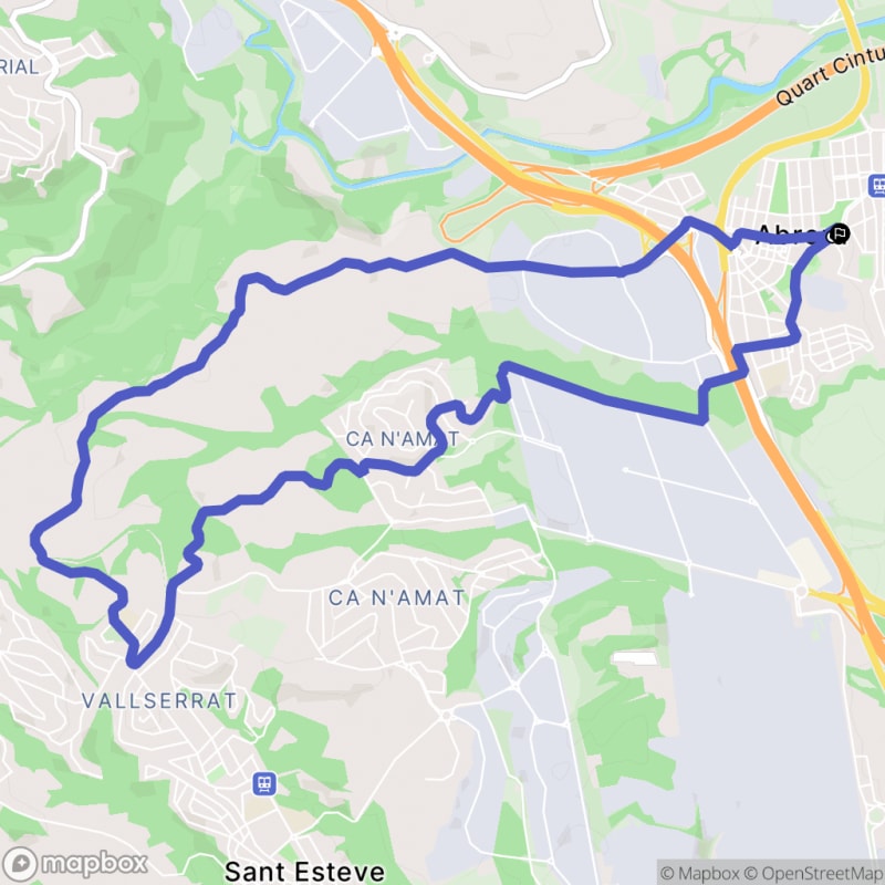 Randonnée pédestre au départ de Carrer de Pallejà, Abrera, Catalunya - Abrera