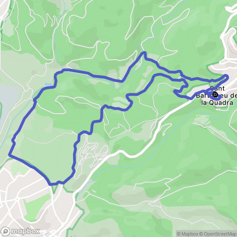 Randonnée à Sant Bartomeu de la Quadra, Molins de Rei, Catalunya - Molins de Rei