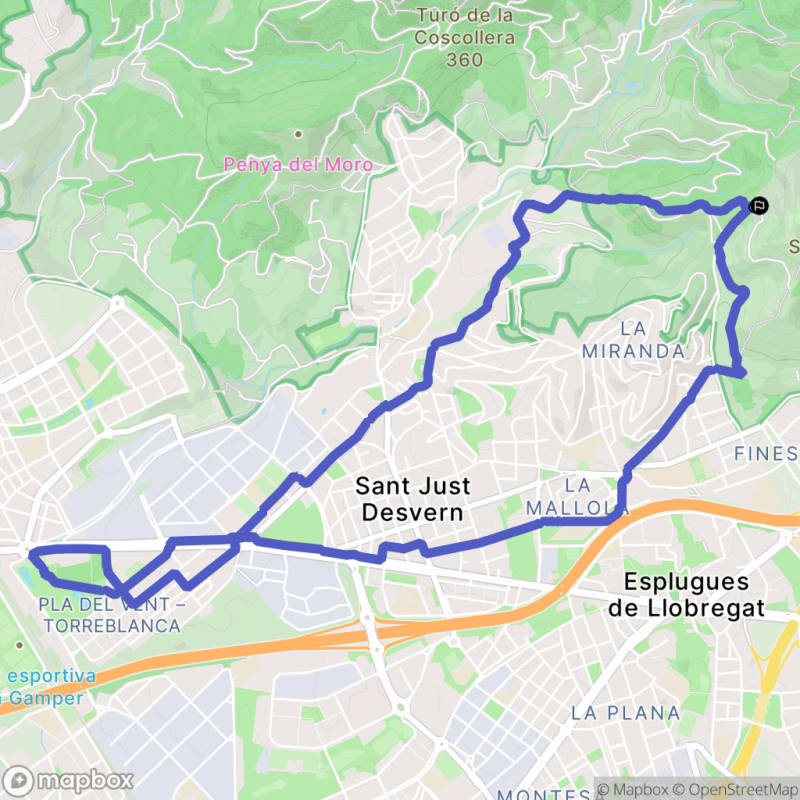 Randonnée à Esplugues de Llobregat: Exploration des sentiers naturels - Barcelona