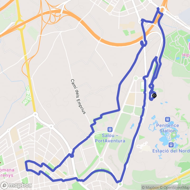 Randonnée à Vila-seca au départ de PortAventura, Catalunya