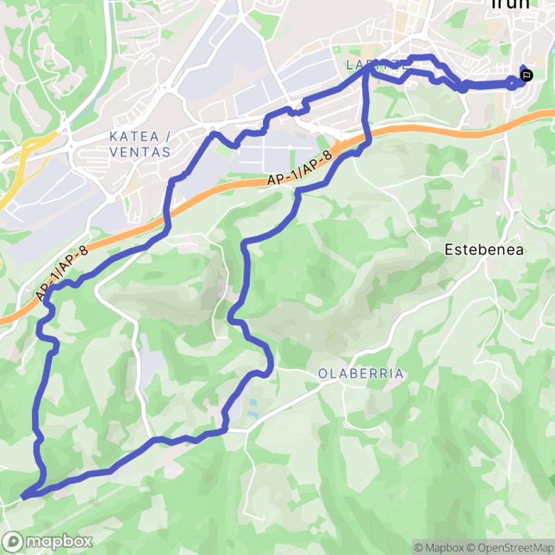 Randonnée nature au départ de Larreaundi, Irun en Euskadi - Irun