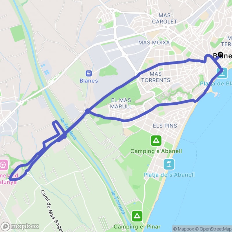 Randonnée à Blanes depuis la Plaça de l'Església : Découverte de Catalunya - Blanes