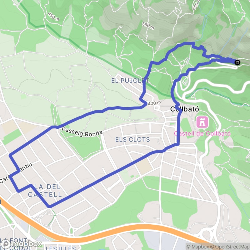 Randonnée à Collbató: Exploration des Sentiers Nature près de Carretera de les Coves del Salnitre - Collbató