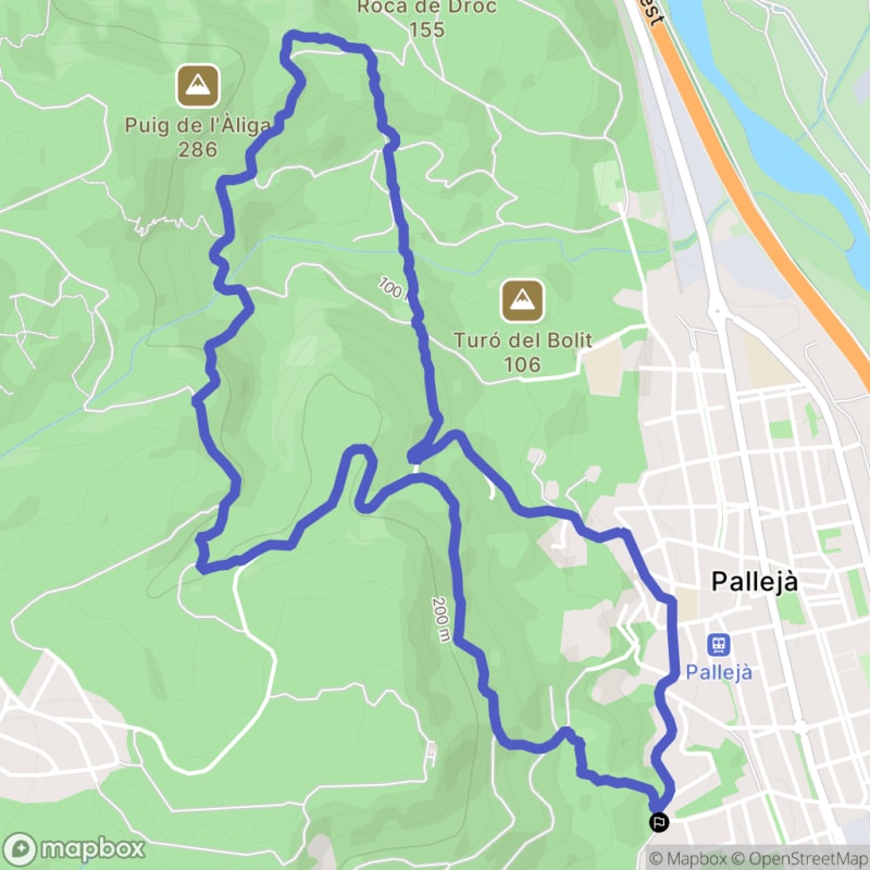 Randonnée à Pallejà : Exploration des Grottes et Vue Panoramique depuis Els Tres Turons - Pallejà