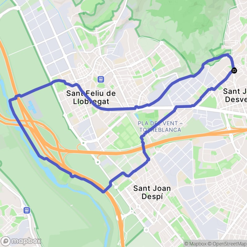 Randonnée au départ de Miquel Reverter à Sant Just Desvern, Catalunya - Sant Just Desvern