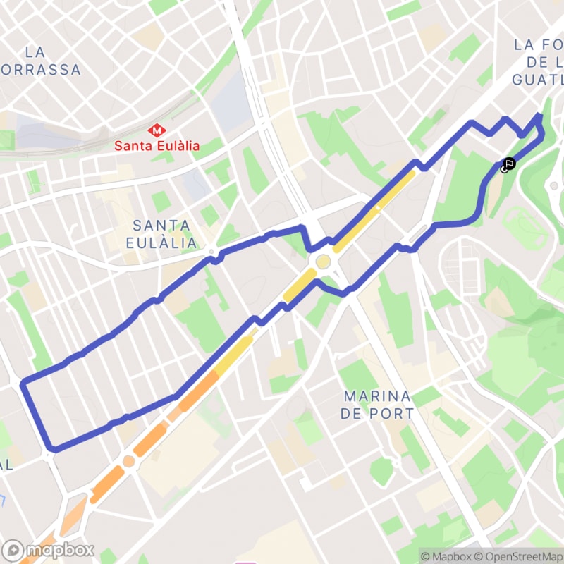 Randonnée urbaine et nature à Sants-Montjuïc, Barcelone - Barcelona