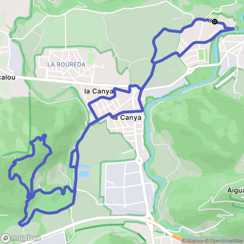 Randonnée au départ de la Canya, découverte de Sant Joan les Fonts - Sant Joan les Fonts