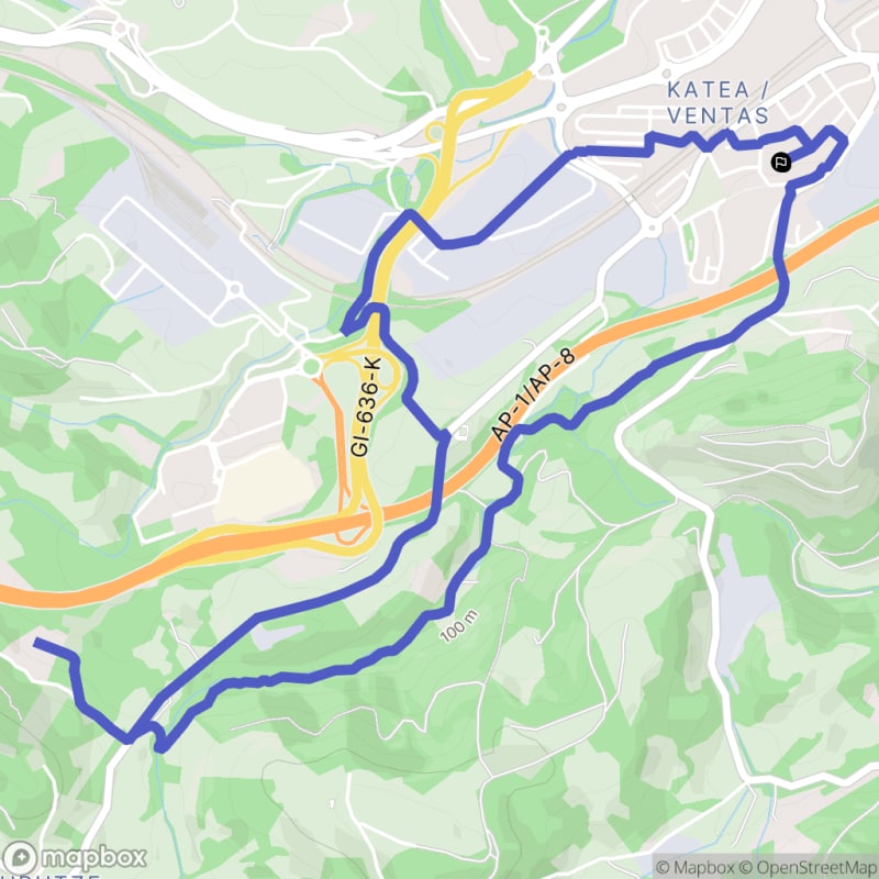 Randonnée nature au départ de Katea / Ventas à Irun, Euskadi - Irun