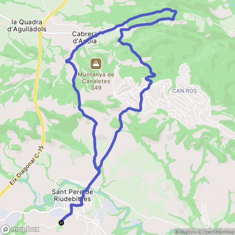 Randonnée nature au départ de Sant Pere de Riudebitlles, Catalunya - Sant Pere de Riudebitlles