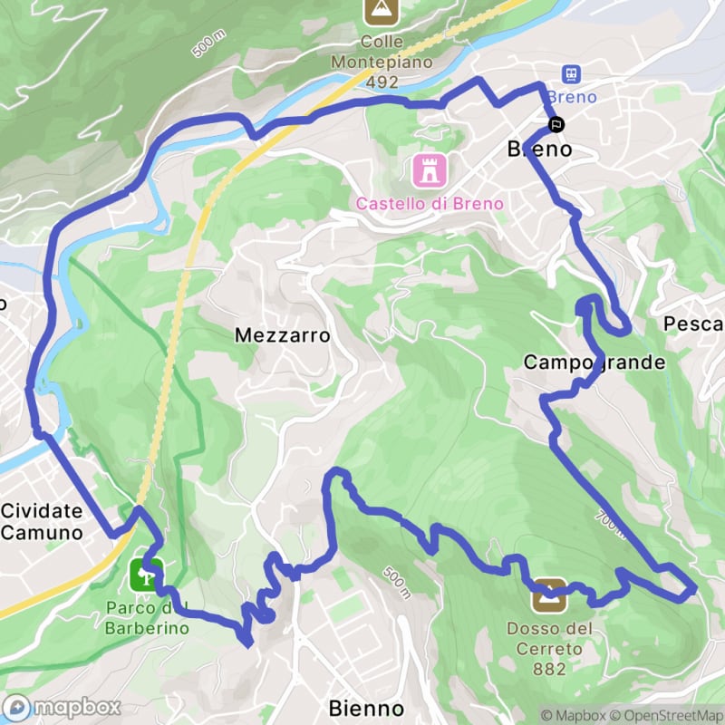 Randonnée à Breno au départ de Campogrande : Nature et Histoire en Lombardie - Breno