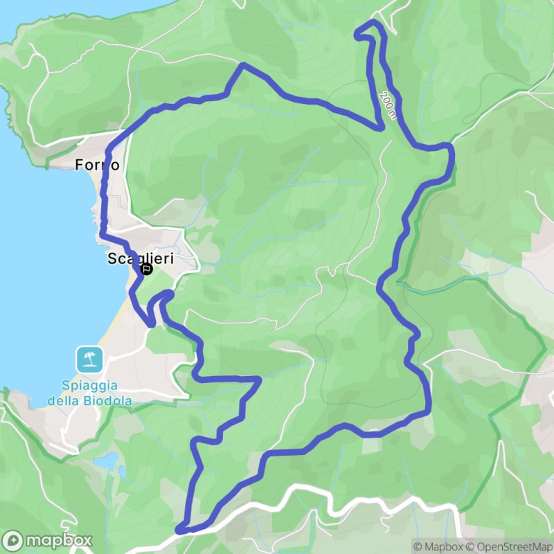 Randonnée à Portoferraio : Exploration du Monte Tignoso au départ de Scaglieri - Scaglieri