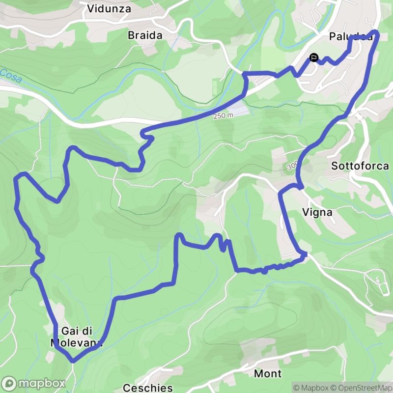 Randonnée au départ de Nanis vers Col di Gai à Castelnovo del Friuli - Paludea
