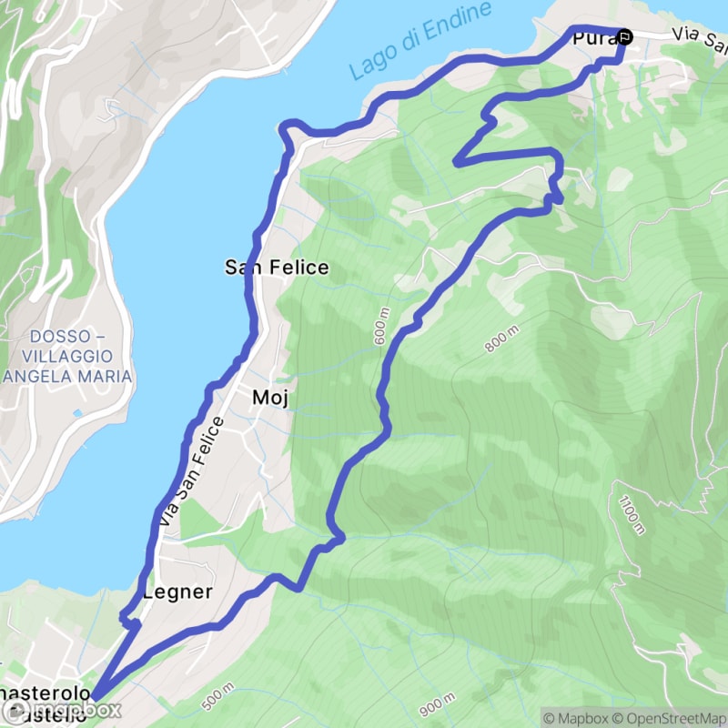Randonnée au départ de Pura à Endine Gaiano, Lombardie - Endine Gaiano