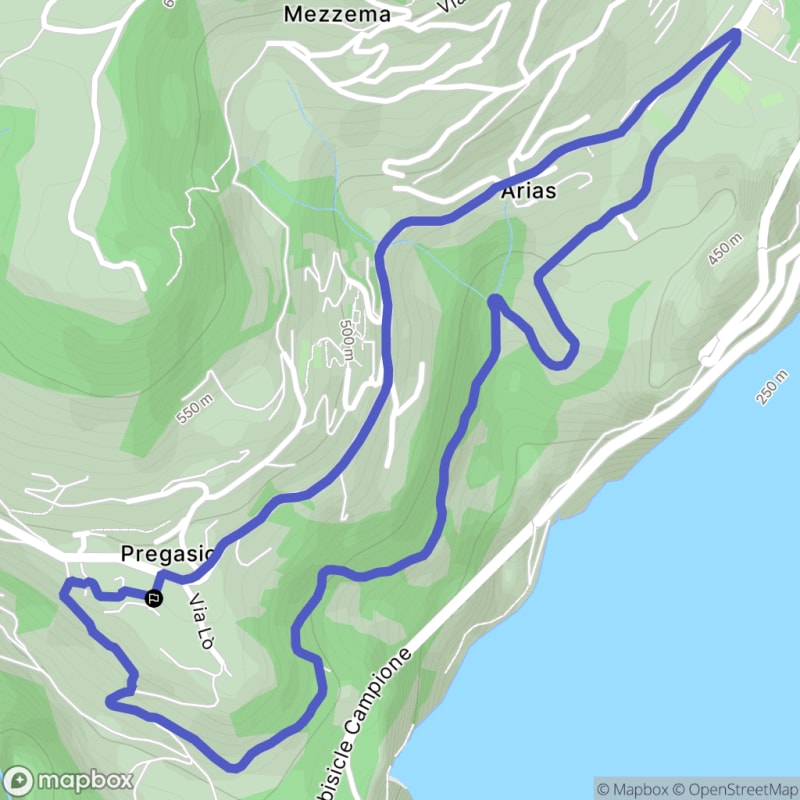 Randonnée à Tremosine sul Garda au départ de Pregasio, Lombardie - Pregasio