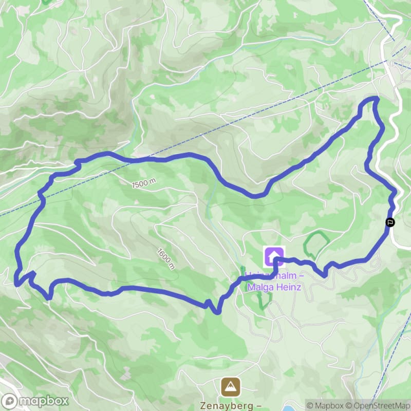 Randonnée à Welschnofen - Nova Levante depuis Nigerstraße - Via Nigra