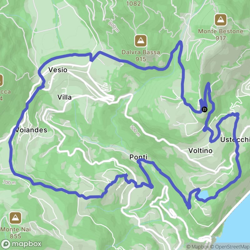 Randonnée à Tremosine sul Garda au départ de Voltino - Campi