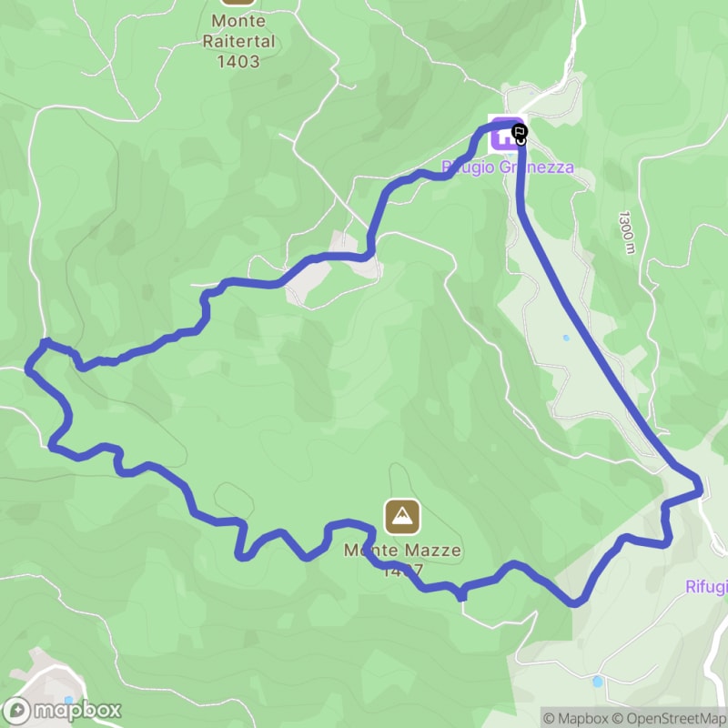 Randonnée à Lugo di Vicenza depuis Bocchetta Granezza, Veneto