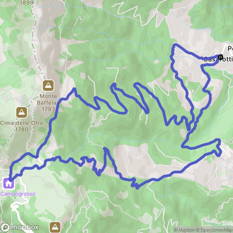 Randonnée nature au départ de Casarotti à Valli del Pasubio, Veneto - Casarotti