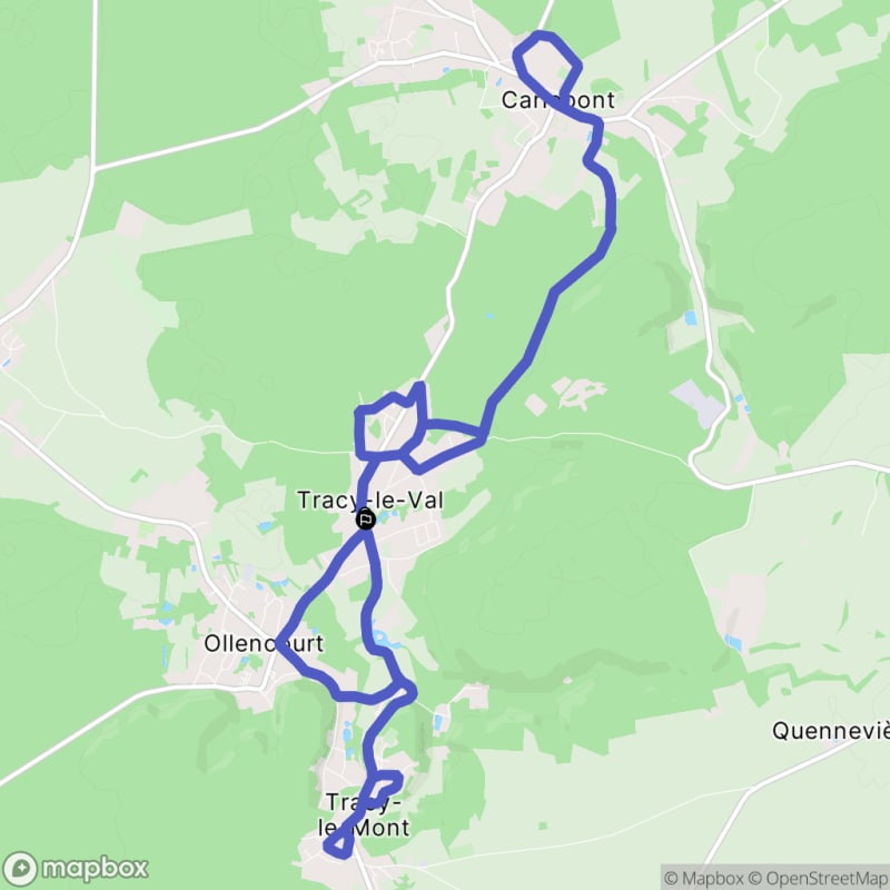 Sortie Vélo en Gravel autour de Tracy-le-Val - Tracy-le-Val