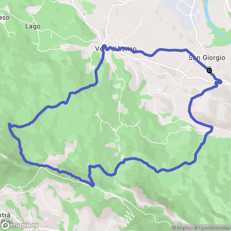 Randonnée au départ de San Giorgio à Velo d'Astico, Veneto
