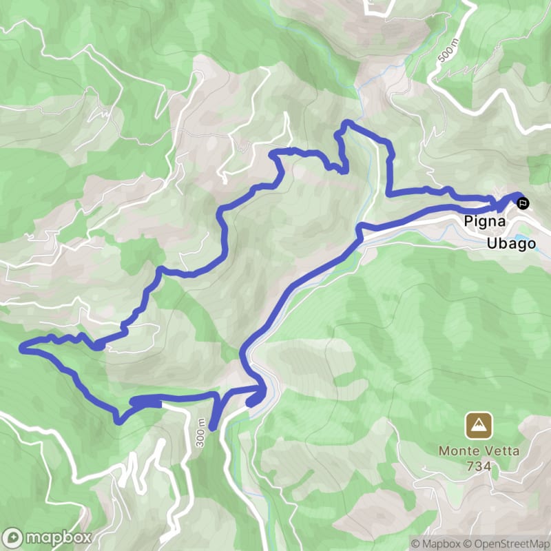 Randonnée à Pigna au départ d'Ubago: Exploration des sentiers ligures - Pigna