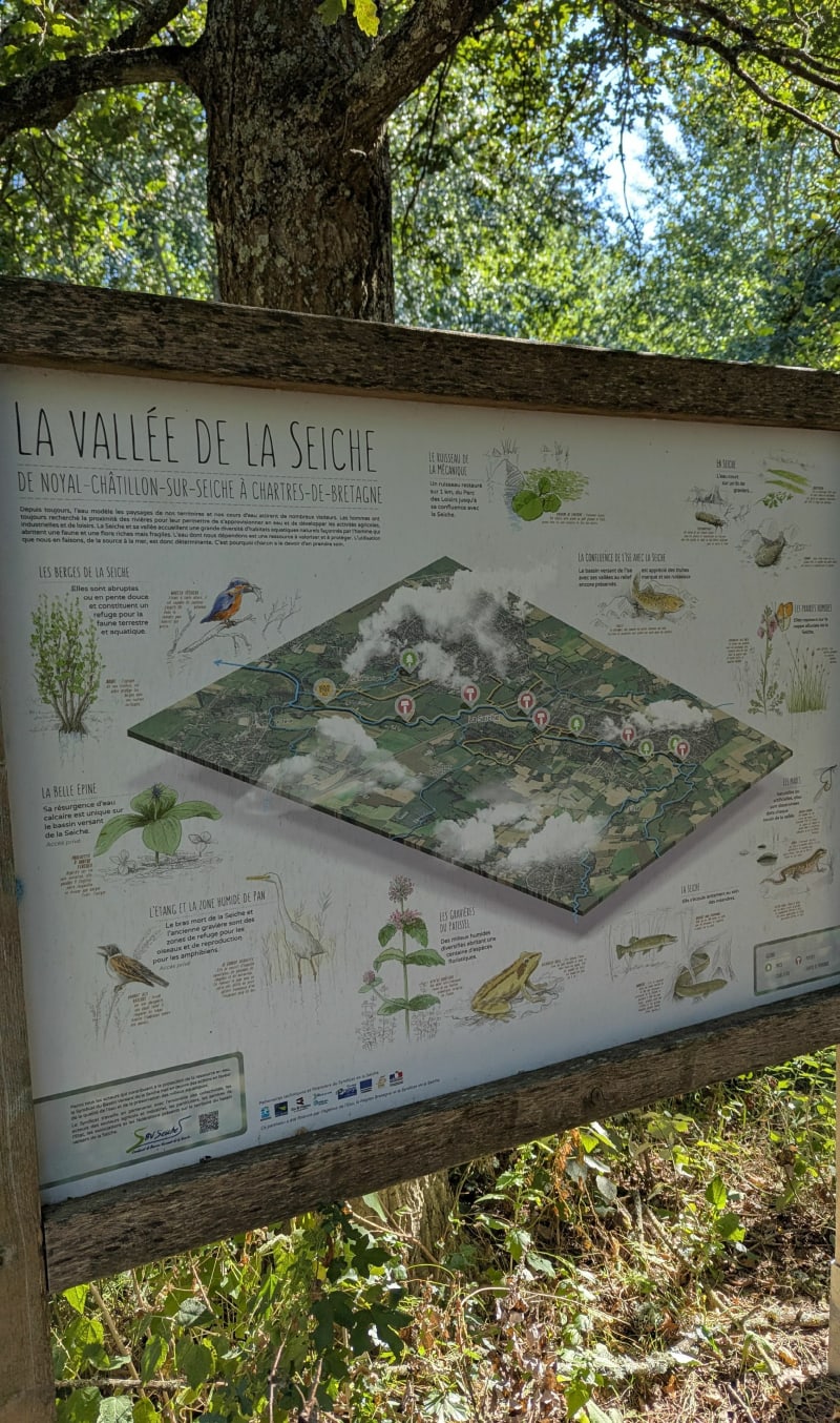 Les vallées de la seiche en vélo - Chartres-de-Bretagne